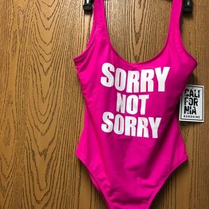 Swimsuit one piece L